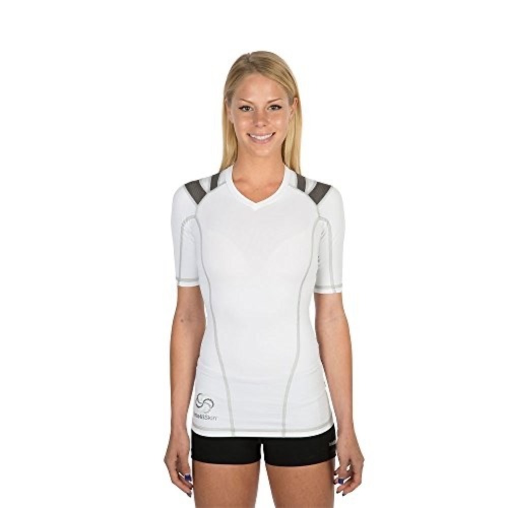 IntelliSkin Eve Shirt Women 2.0 Size Large White Compression Posture Correction